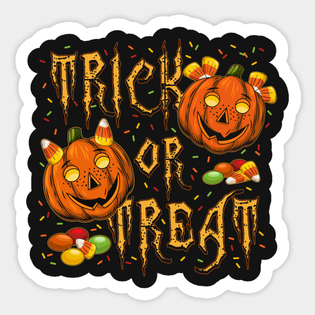Halloween pumkin heads like happy kids! Sticker by OA_Creation